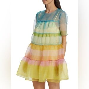 STAUD Mini Hyacinth Dress — Size S